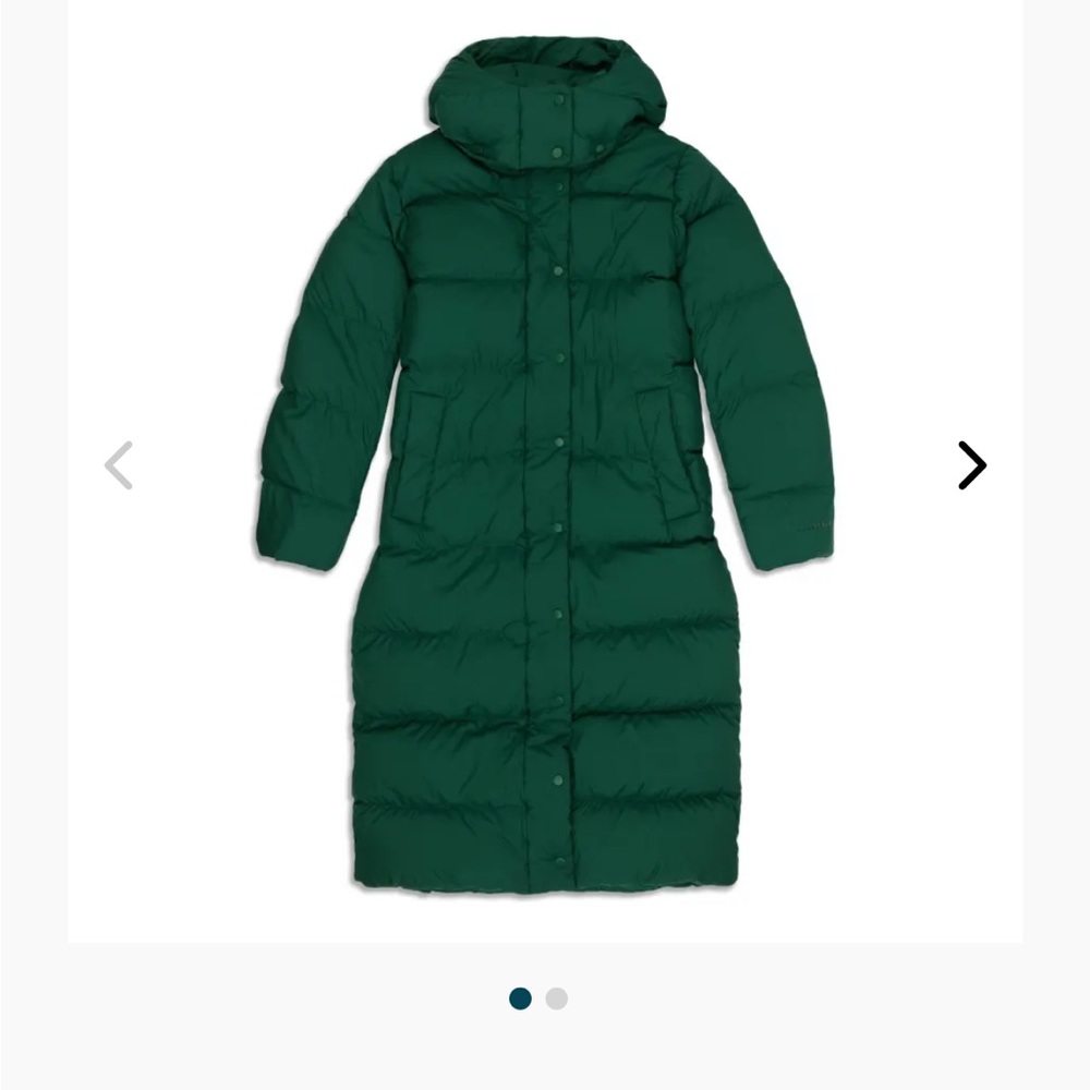 Lululemon Long Wunderpuff Evergreen